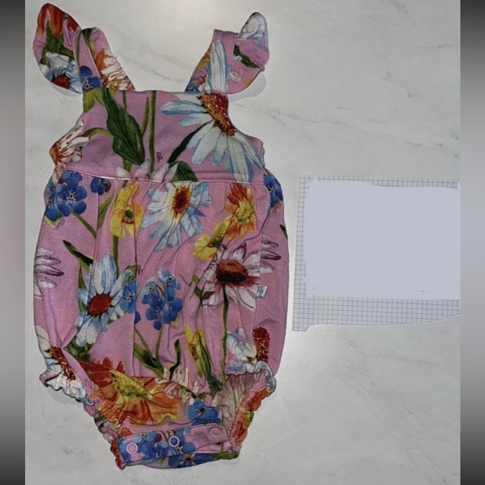 Posh peanut bubble romper
